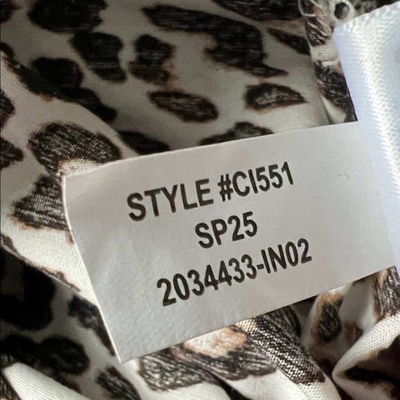 J. Crew Black and White Leopard Print Sleeveless Top Style# CI551 NWT Size XL - Picture 15 of 17